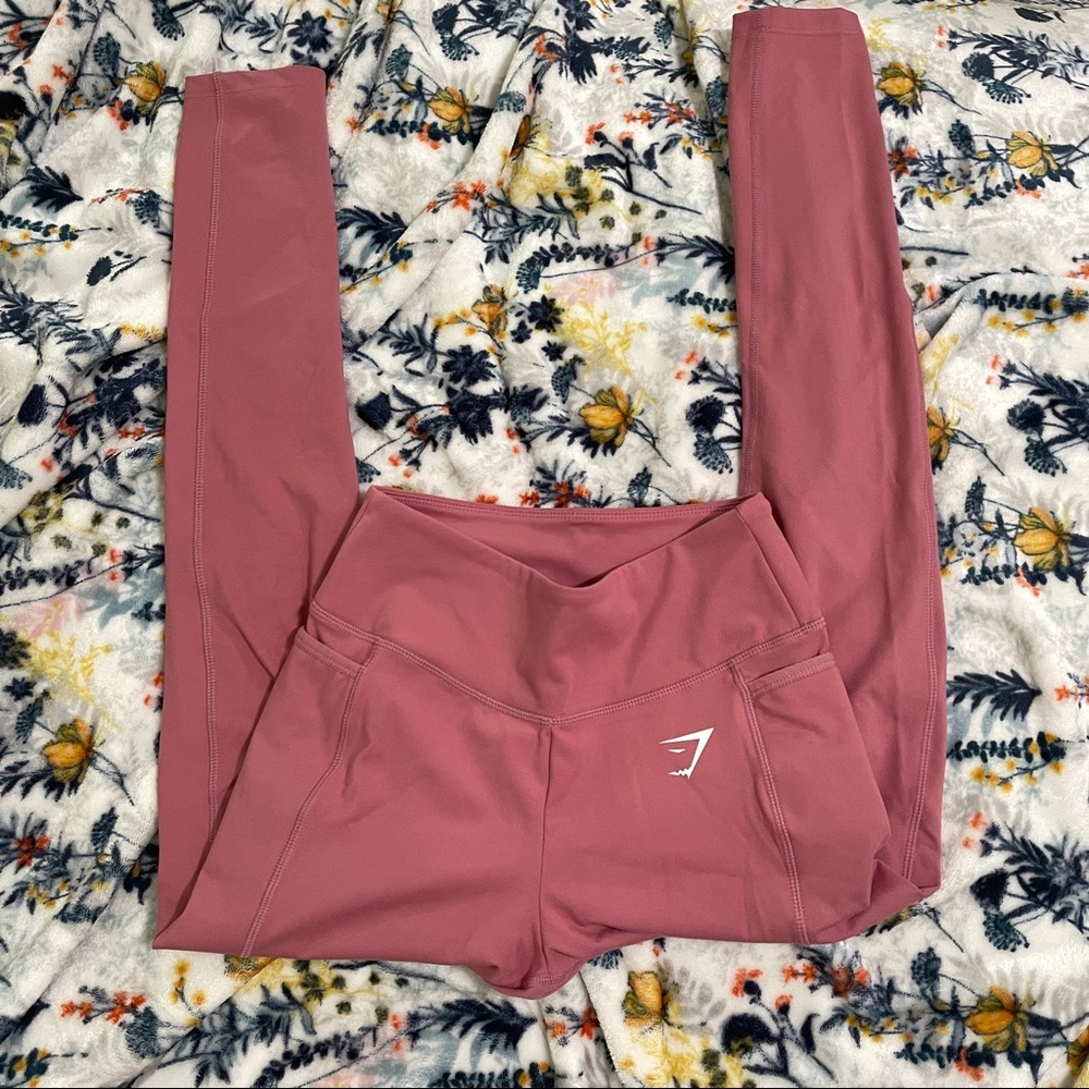 pink gymshark leggings